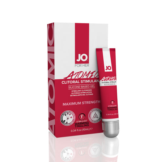 JO Atomic Clitoral Gel Warming 10 ml. | 796494401798 | Available at EroticWarehouse.com