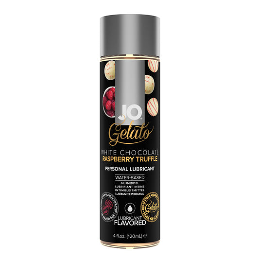 Jo Gelato White Chocolate Raspberry 4 Oz. | 796494404867 | Available at EroticWarehouse.com