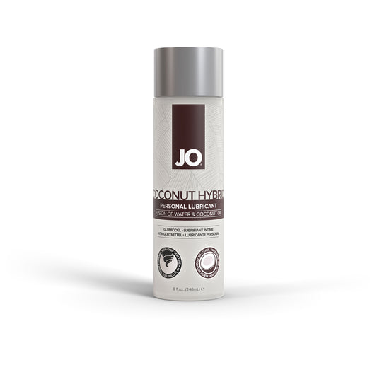 Jo Coconut Hybrid Lubricant 8 oz. | 796494408339 | Available at EroticWarehouse.com
