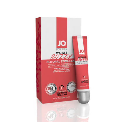 JO Warm & Buzzy Clitoral Cream 10 ml. | 796494412169 | Available at EroticWarehouse.com