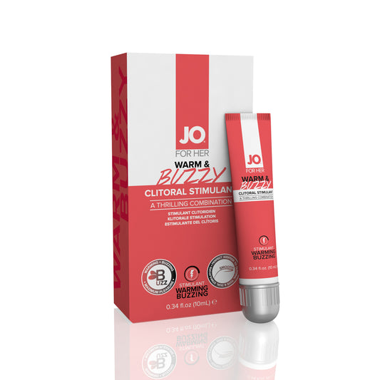 JO Warm & Buzzy Clitoral Cream 10 ml. | 796494412169 | Available at EroticWarehouse.com