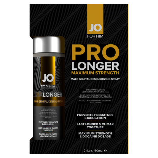 Jo Prolonger Spray Lidocaine 2 oz. | 796494420324 | Available at EroticWarehouse.com