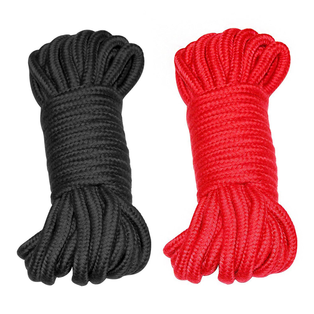 Red & Black 10M 2-Pack Rope Kit | 802991611711 | Available at EroticWarehouse.com