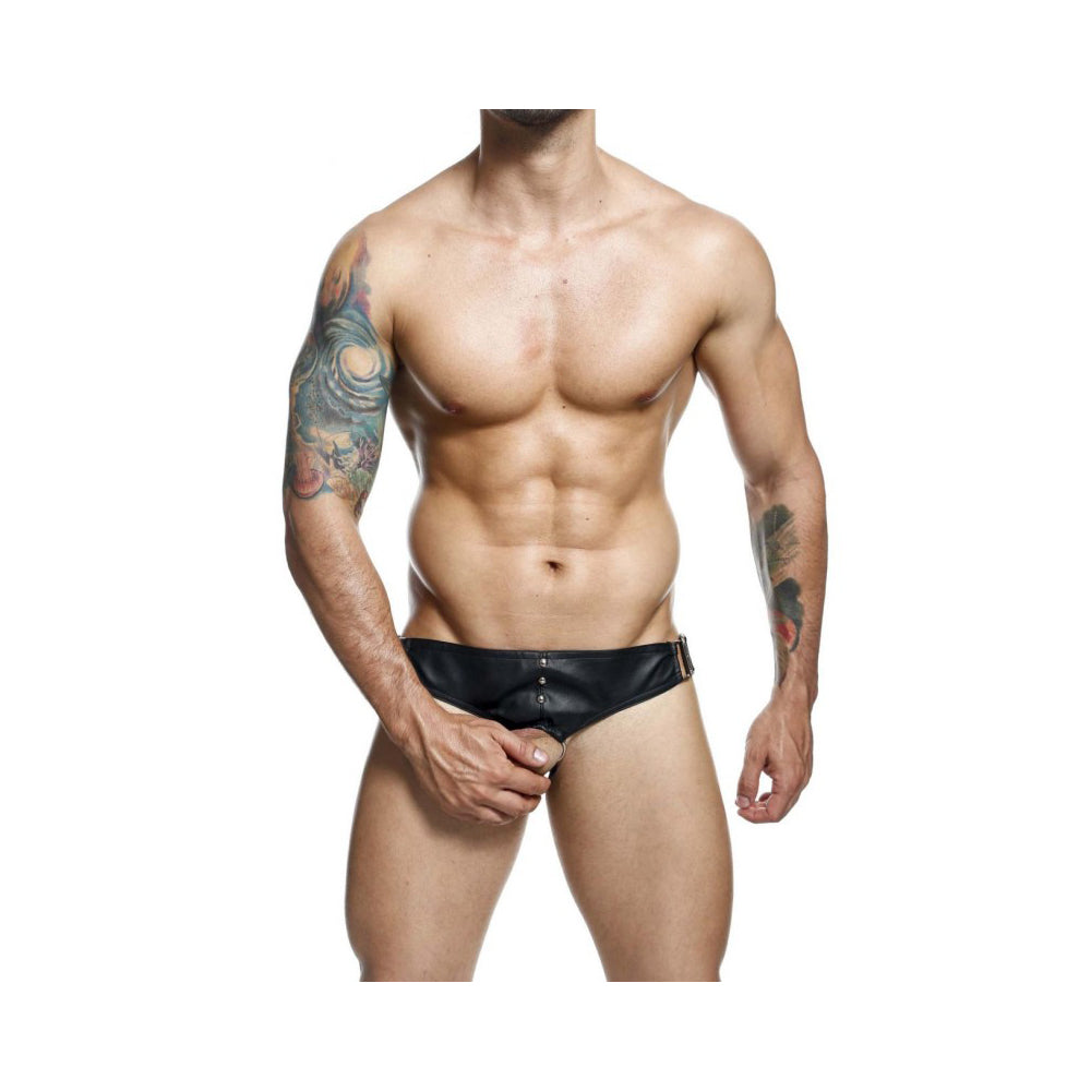 Dngeon Cockring Jockstrap Black One Size | 804859874504 | Available at EroticWarehouse.com