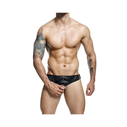 Dngeon Cockring Jockstrap Black One Size | 804859874504 | Available at EroticWarehouse.com