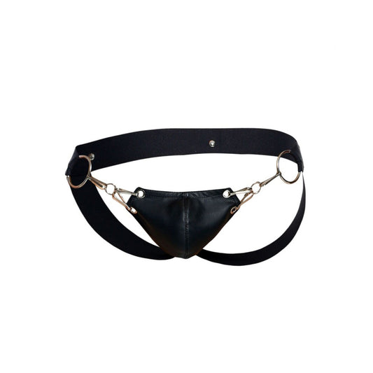 Dngeon Snap Jockstrap Black One Size | 804859874528 | Available at EroticWarehouse.com