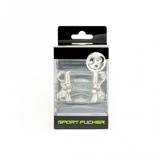 Sport Fucker Muscle Ball Stretcher Tpe Clear | 810001682842 | Available at EroticWarehouse.com