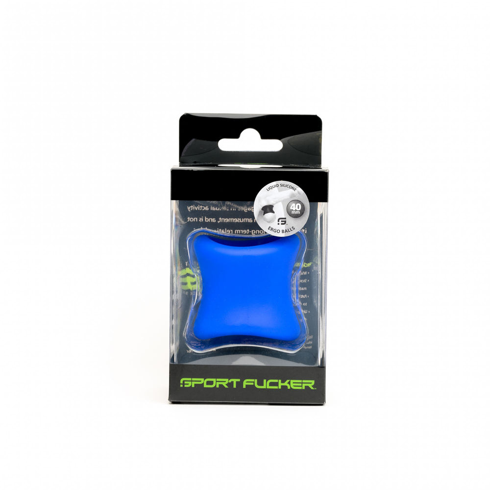 Sport Fucker Ergo Balls 40 mm Blue | 810001685706 | Available at EroticWarehouse.com