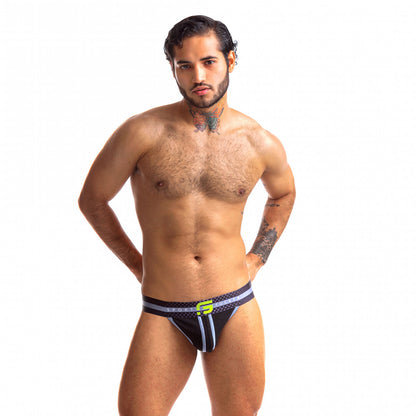Sport Fucker Jersey Jock Black Md | 810001686277 | Available at EroticWarehouse.com