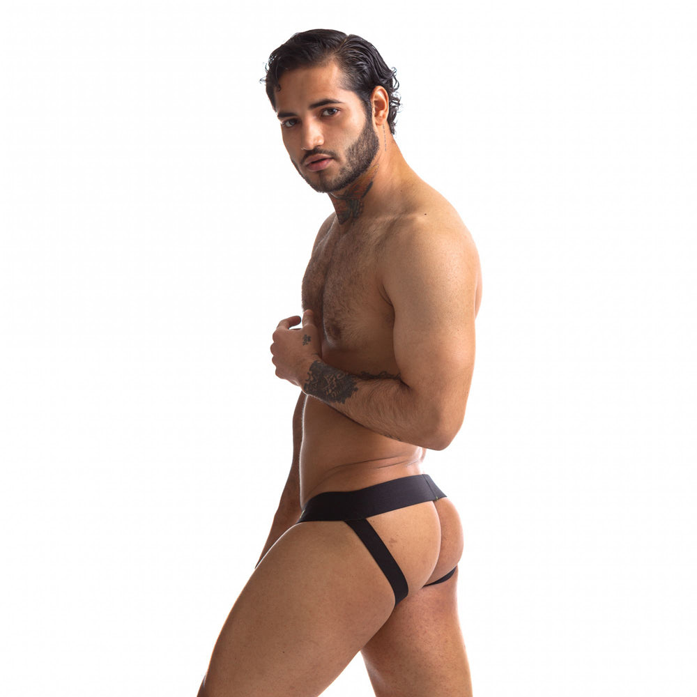 Sport Fucker Jersey Jock Black/Green Md | 810001686376 | Available at EroticWarehouse.com