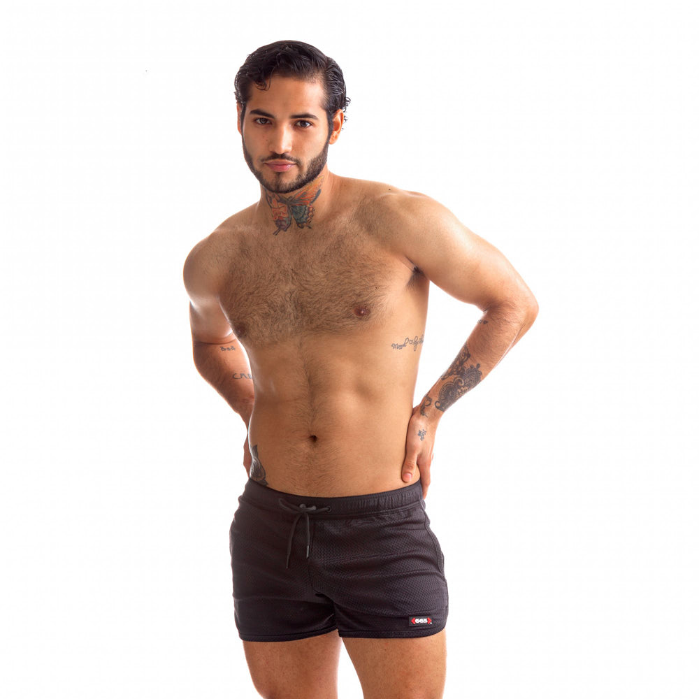 665 Rally Shorts Black Large | 810001686680 | Available at EroticWarehouse.com