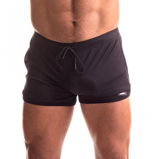 665 Rally Shorts Black Large | 810001686680 | Available at EroticWarehouse.com