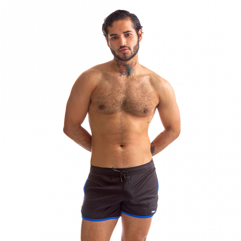 665 Rally Shorts Blue X-Large | 810001686741 | Available at EroticWarehouse.com