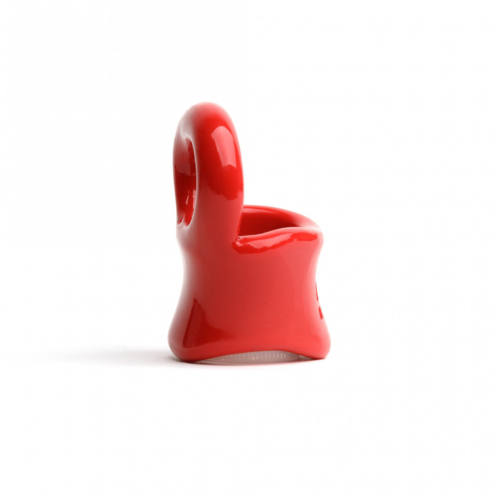 Sport Fucker Baller Ring Tpe Red | 810001687229 | Available at EroticWarehouse.com
