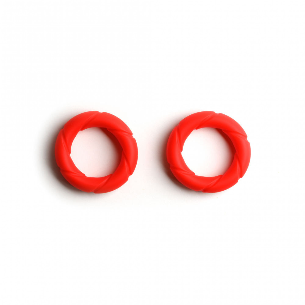 Sport Fucker Ready Rings Red | 810001687304 | Available at EroticWarehouse.com