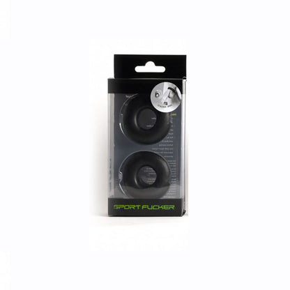 Sport Fucker Stacker Rings Black | 810001687700 | Available at EroticWarehouse.com