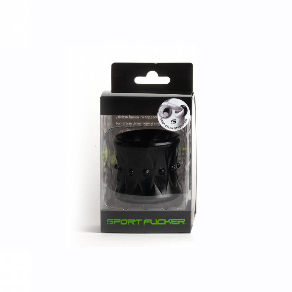 Sport Fucker Deep Stack Black | 810001688547 | Available at EroticWarehouse.com