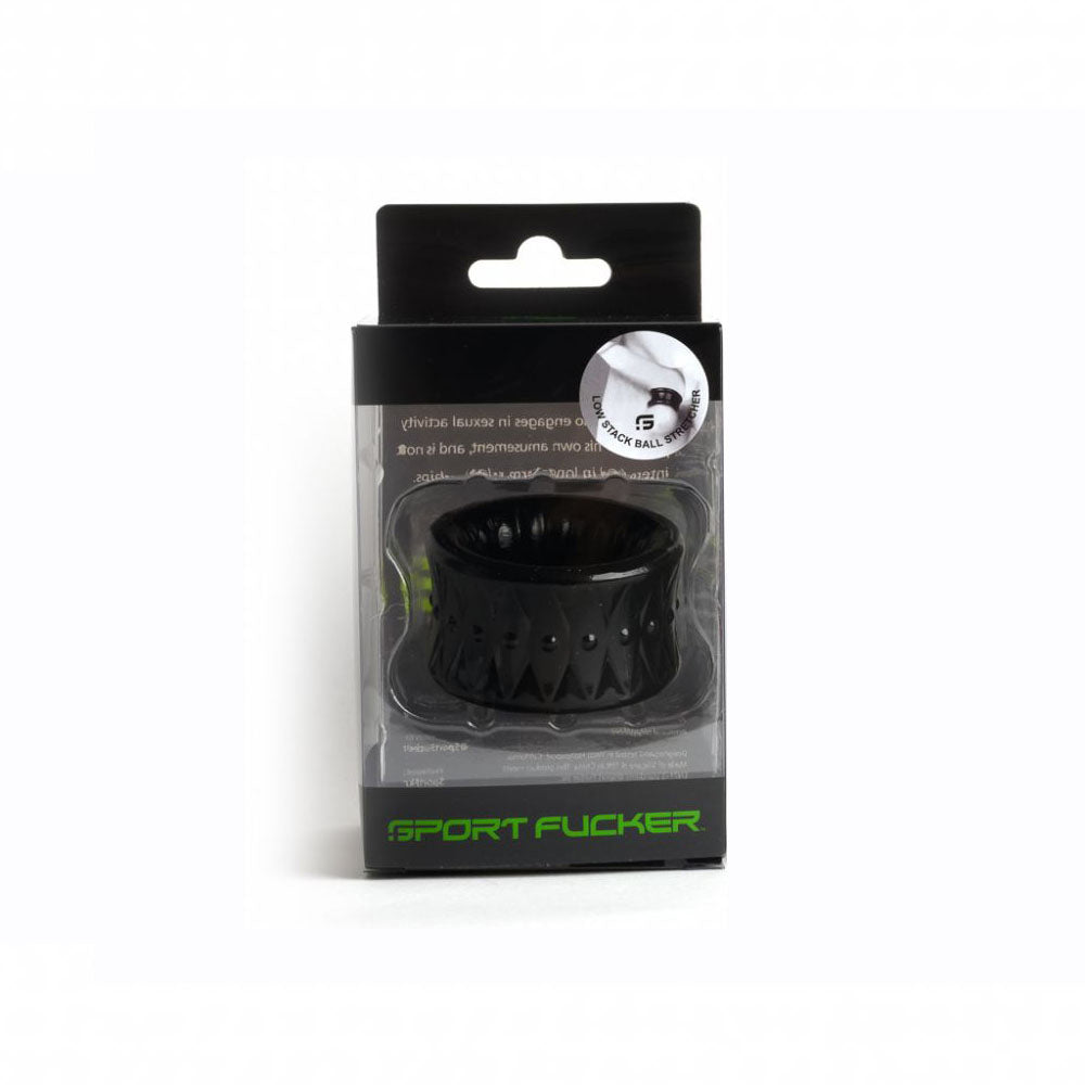 Sport Fucker Low Stack Black | 810001688585 | Available at EroticWarehouse.com