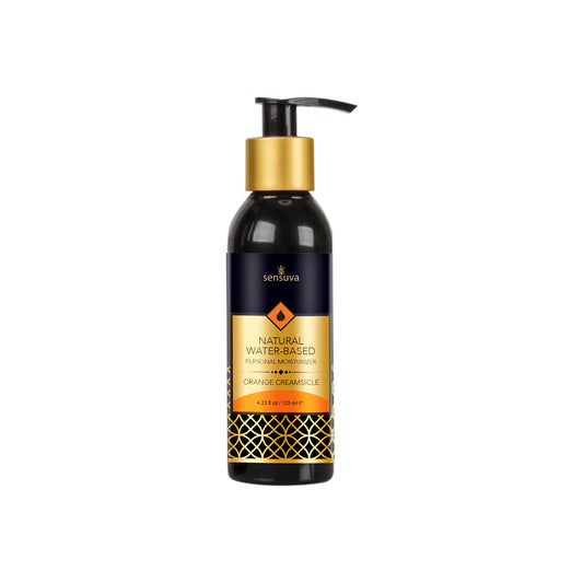 Natural Water-Based Personal Moisturizer Orange Creamsicle 4 oz. Bottle | 810002660122 | Available at EroticWarehouse.com