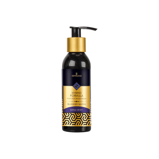 Hybrid Personal Moisturizer Blueberry Muffin 4 oz. Bottle | 810002660351 | Available at EroticWarehouse.com