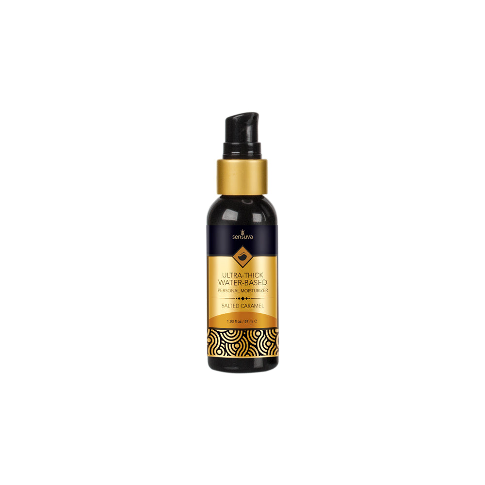 Ultra-Thick Water-Based Personal Moisturizer Salted Caramel 2 oz. Bottle | 810002660641 | Available at EroticWarehouse.com