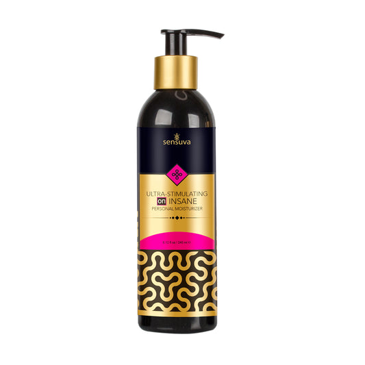 Ultra-Stimulating On Insane Personal Moisturizer Unscented 8 oz. Bottle | 810002660795 | Available at EroticWarehouse.com