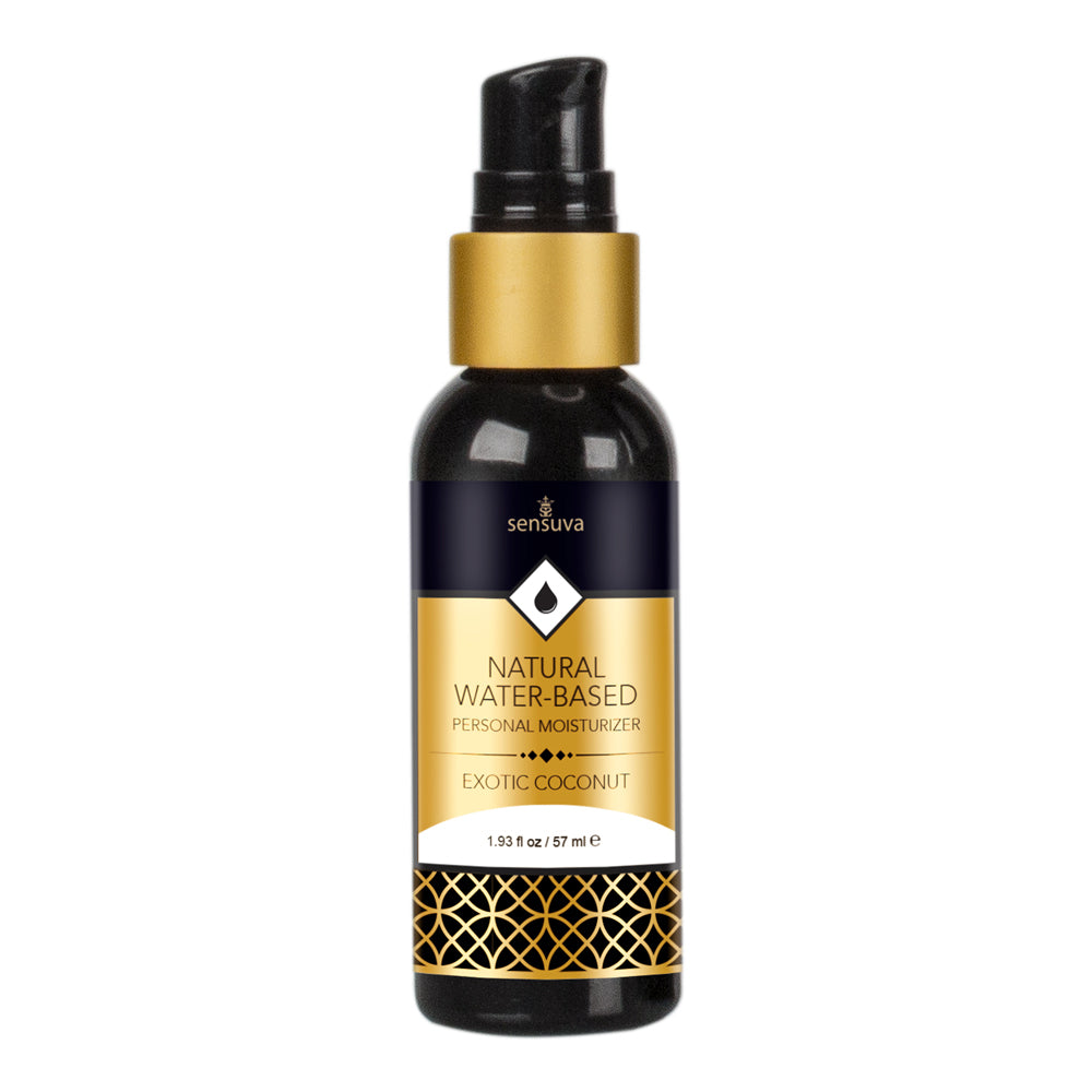 Natural Water-Based Personal Lubricant Exotic Coconut 2 oz. Bottle | 810002661082 | Available at EroticWarehouse.com