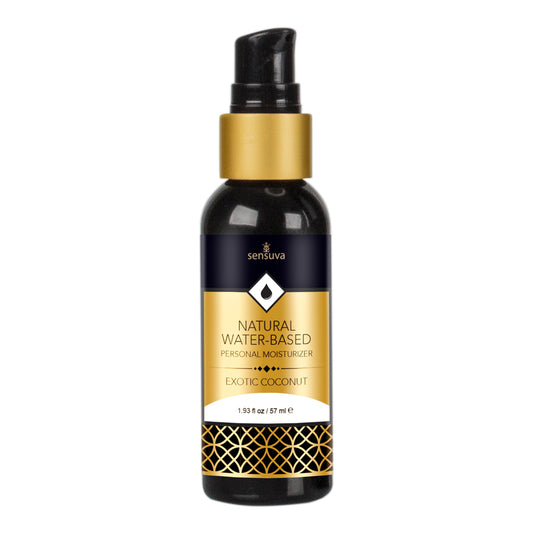 Natural Water-Based Personal Lubricant Exotic Coconut 2 oz. Bottle | 810002661082 | Available at EroticWarehouse.com