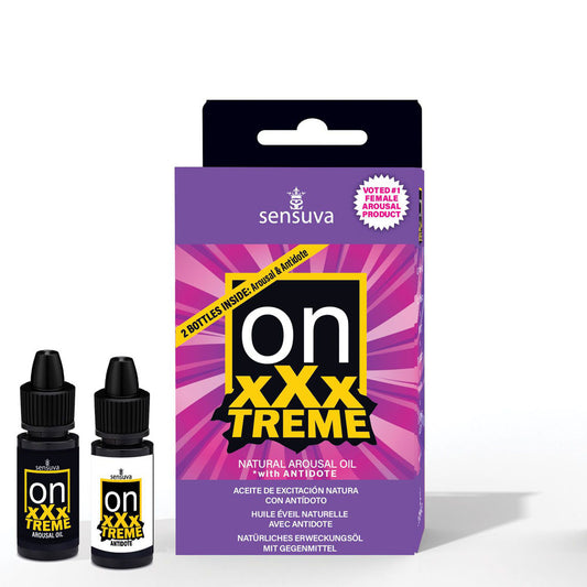 On xXxtreme Arousal Oil With Antidote Oil 0.17 oz. Medium Box | 810002661549 | Available at EroticWarehouse.com