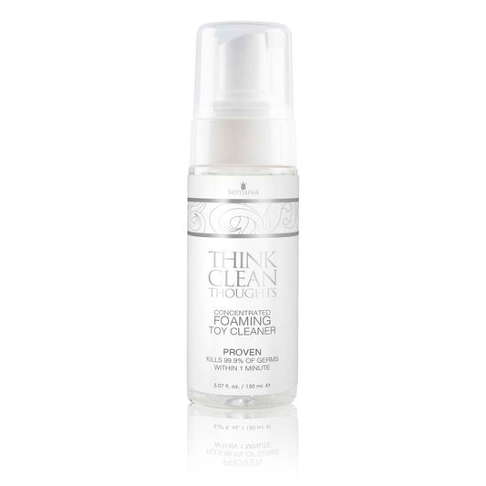 Think Clean Thoughts Foaming Toy Cleaner | 810002664830 | Available at EroticWarehouse.com