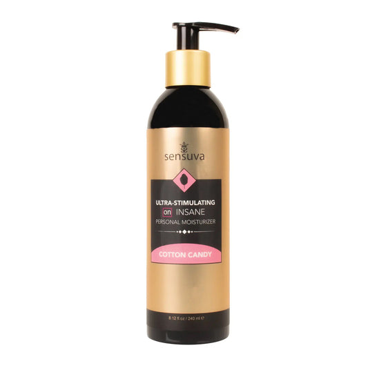 Ultra-Stimulating On Insane Personal Moisturizer Cotton Candy 8 oz Bottle | 810002667848 | Available at EroticWarehouse.com