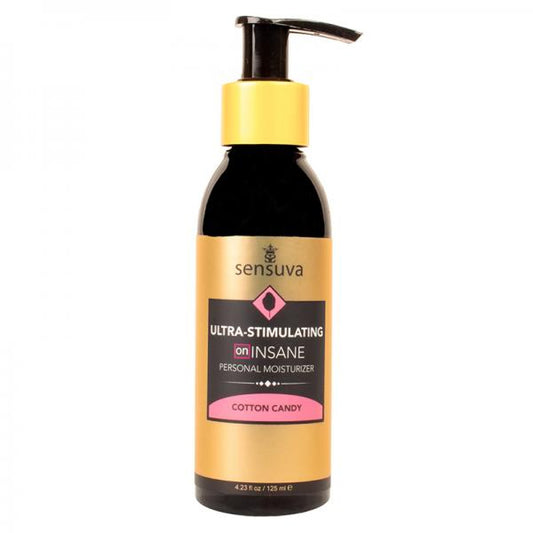 Ultra-Stimulating On Insane Personal Moisturizer Cotton Candy 4 oz. Bottle | 810002667992 | Available at EroticWarehouse.com