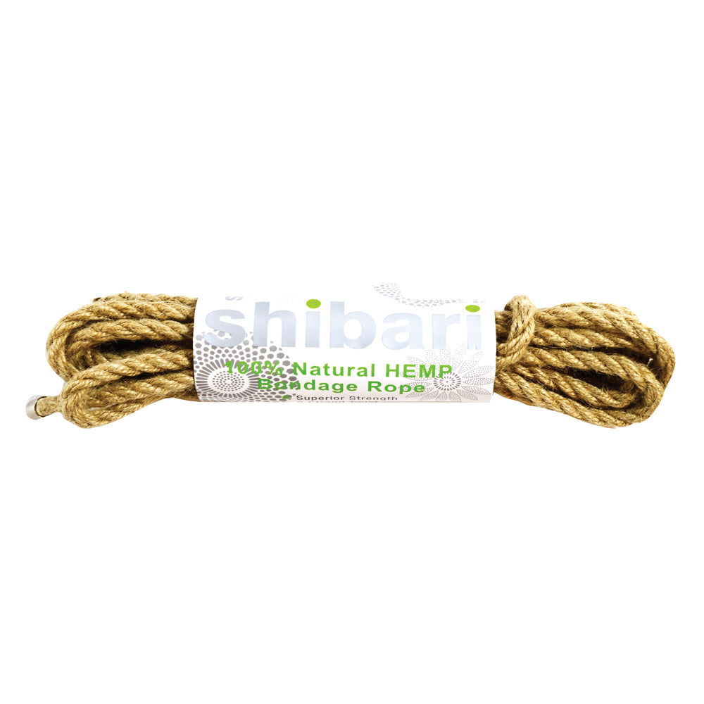 Shibari 100% Natural Hemp Bondage Rope 10 Meters | 810046850190 | Available at EroticWarehouse.com