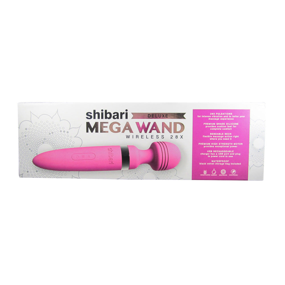 Shibari Deluxe Mega Wireless 28X Pink | 810046850442 | Available at EroticWarehouse.com
