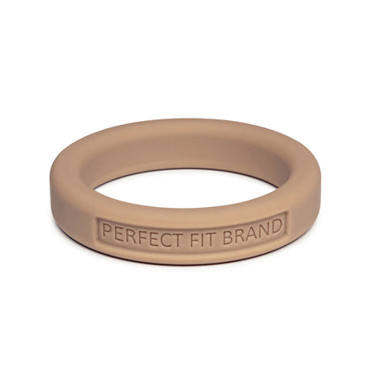 Classic 1.4" (36 mm) Silicone Med. Stretch Penis Ring Skintone 4 | 8101144804270 | Available at EroticWarehouse.com