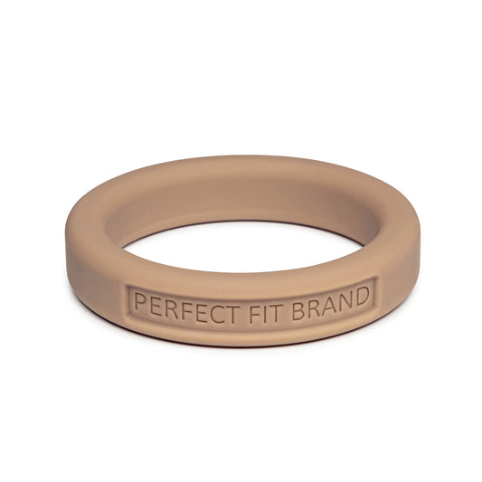 Classic 1.4" (36 mm) Silicone Med. Stretch Penis Ring Skintone 4 | 8101144804270 | Available at EroticWarehouse.com
