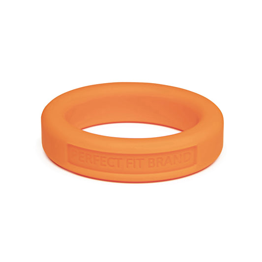 Classic 1.4" (36 mm) Silicone Med. Stretch Penis Ring Orange | 8101144804584 | Available at EroticWarehouse.com