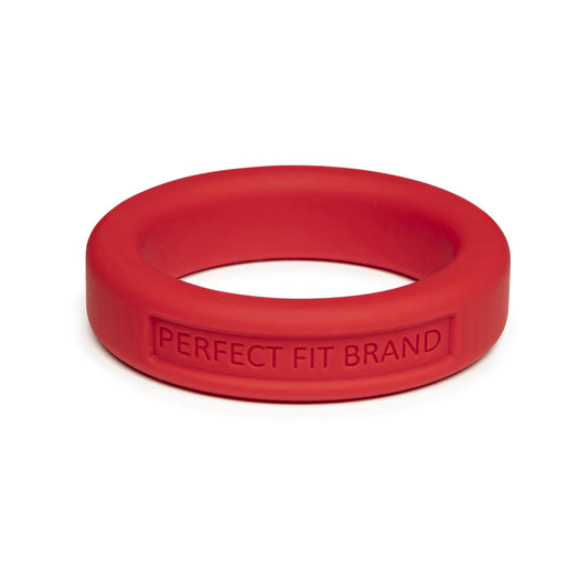 Classic 1.4" (36 mm) Silicone Med. Stretch Penis Ring Red | 8101144804652 | Available at EroticWarehouse.com