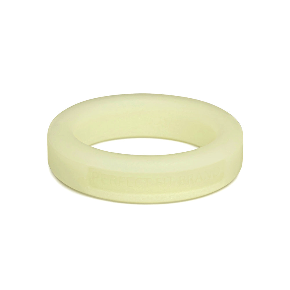 Classic 1.4" (36 mm) Silicone Med. Stretch Penis Ring Glow In The Dark | 8101144805260 | Available at EroticWarehouse.com
