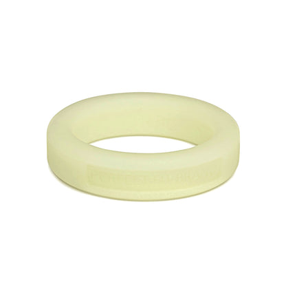 Classic 1.4" (36 mm) Silicone Med. Stretch Penis Ring Glow In The Dark | 8101144805260 | Available at EroticWarehouse.com
