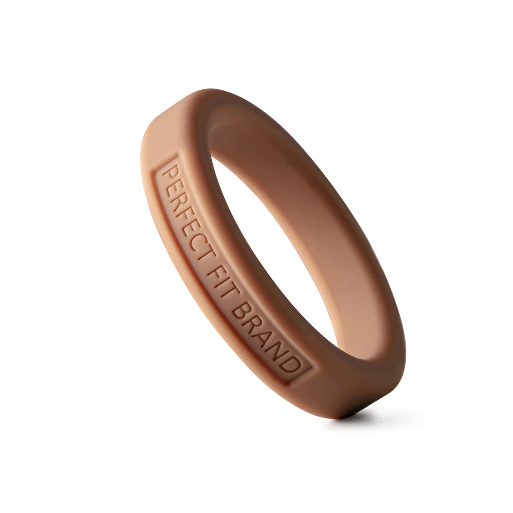 Classic 1.75" (44 mm) Silicone Med. Stretch Penis Ring Skintone 3 | 8101144805574 | Available at EroticWarehouse.com