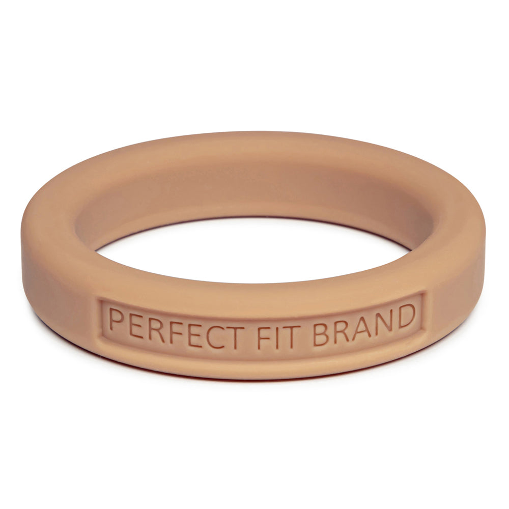 Classic 1.75" (44 mm) Silicone Med. Stretch Penis Ring Skintone 3 | 8101144805574 | Available at EroticWarehouse.com