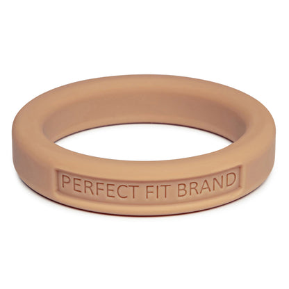 Classic 1.75" (44 mm) Silicone Med. Stretch Penis Ring Skintone 3 | 8101144805574 | Available at EroticWarehouse.com