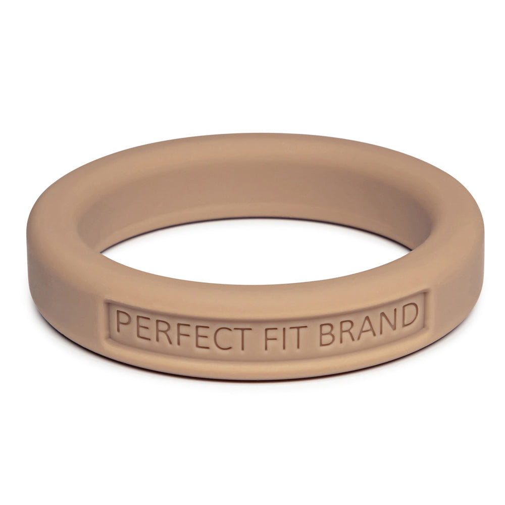 Classic 1.75" (44 mm) Silicone Med. Stretch Penis Ring Skintone 4 | 8101144805642 | Available at EroticWarehouse.com