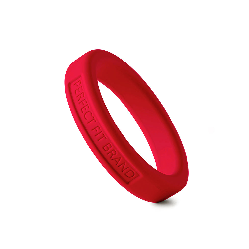 Classic 1.75" (44 mm) Silicone Med. Stretch Penis Ring Red | 8101144806014 | Available at EroticWarehouse.com