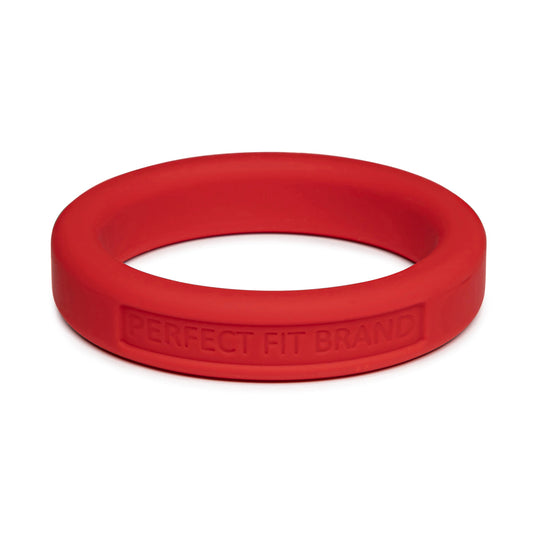 Classic 1.75" (44 mm) Silicone Med. Stretch Penis Ring Red | 8101144806014 | Available at EroticWarehouse.com