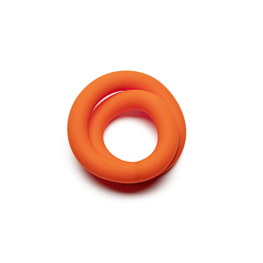 9" (229 mm) Silicone Hefty Wrap Ring Orange | 8101144807318 | Available at EroticWarehouse.com