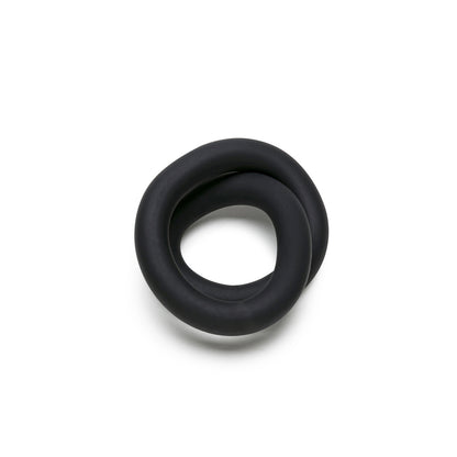 9" (229 mm) Silicone Hefty Wrap Ring Black | 8101144807936 | Available at EroticWarehouse.com