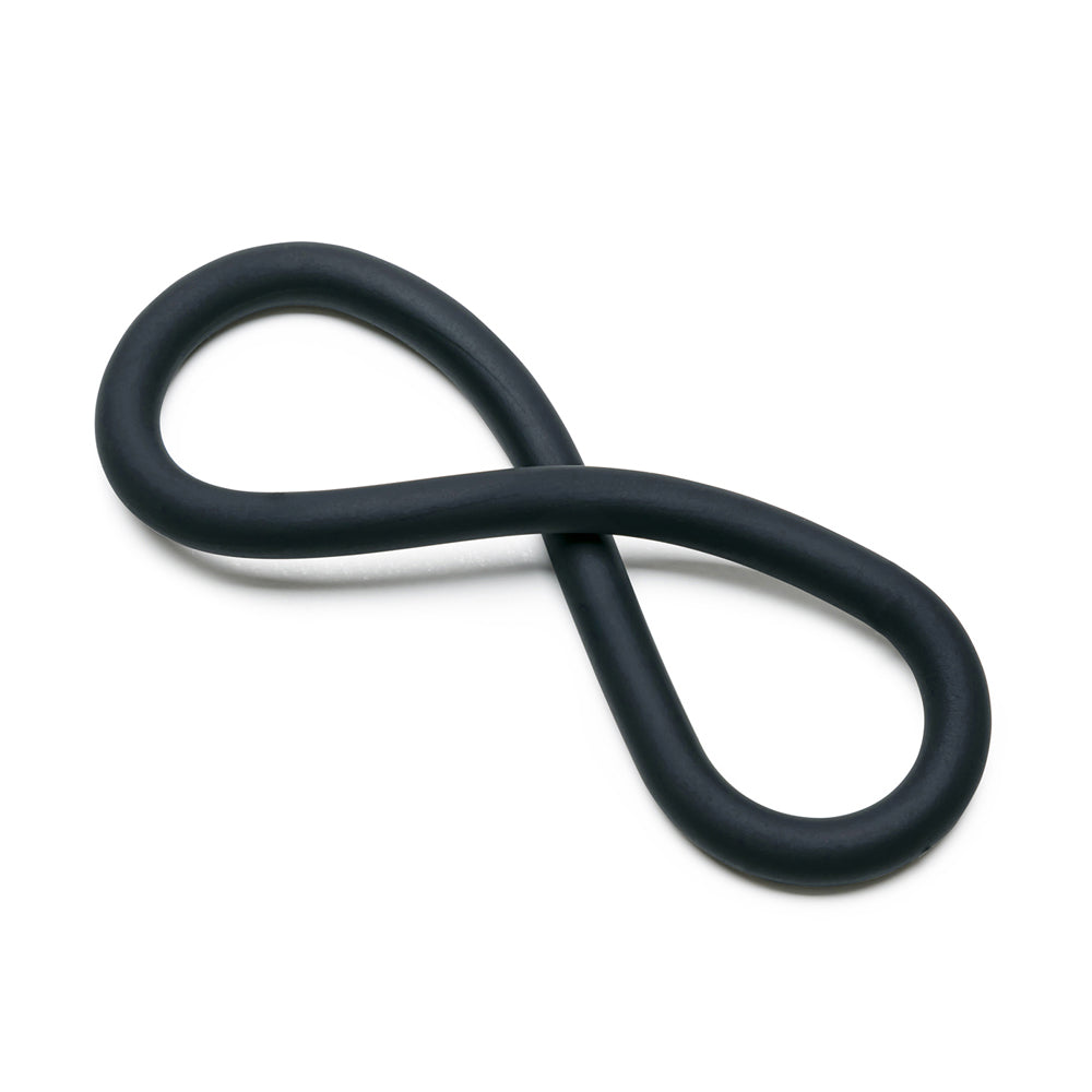 12" (305 mm) Silicone Hefty Wrap Ring Black | 8101144809398 | Available at EroticWarehouse.com