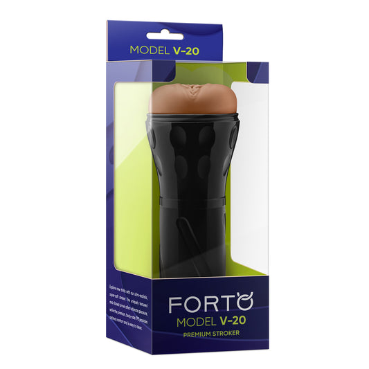 Model V-20 Stroker Tan | 810119281593 | Available at EroticWarehouse.com